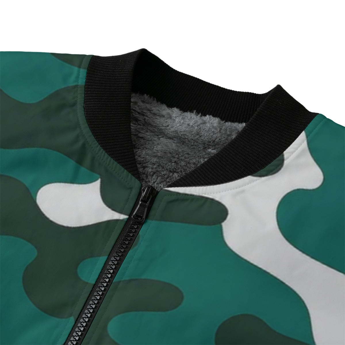 Philadelphia Eagles Camo Fleece Bomber Jacket – Military-Inspired Streetwear Style