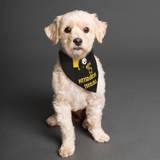 Pittsburgh Steelers All-Over Print Pet's Scarf