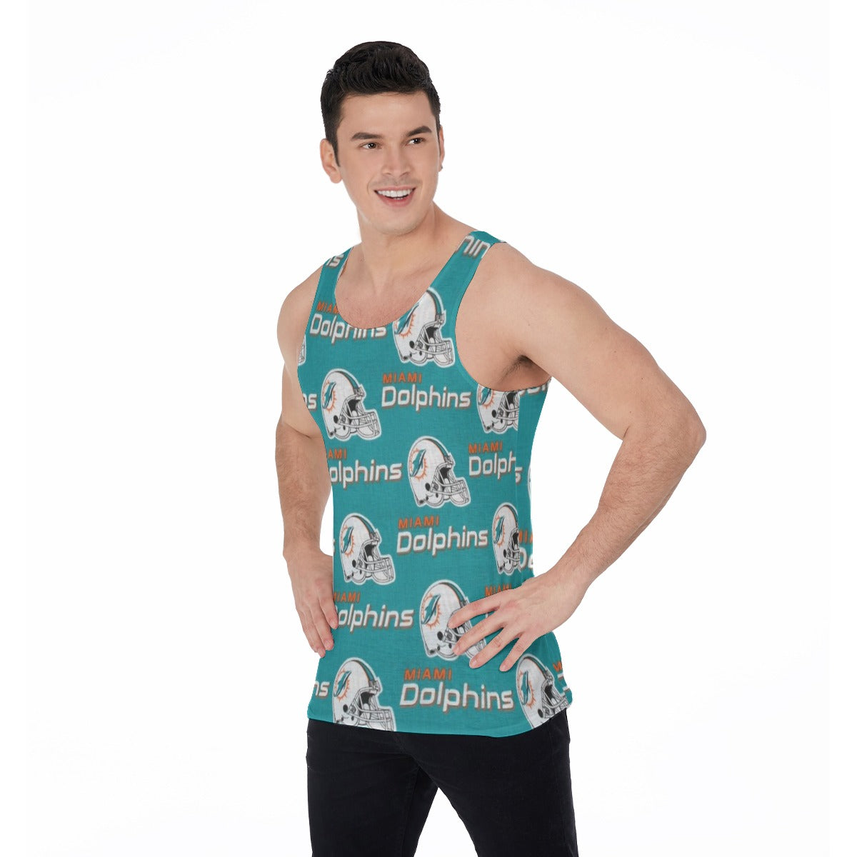 Miami Football Game Day All-Over Print Men's Tank Top