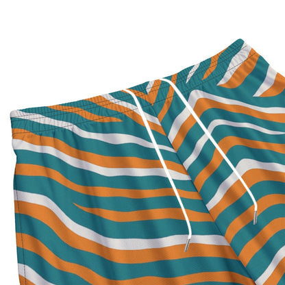 Miami Football Game Day All-Over Print Men's Pocket Customizable Shorts