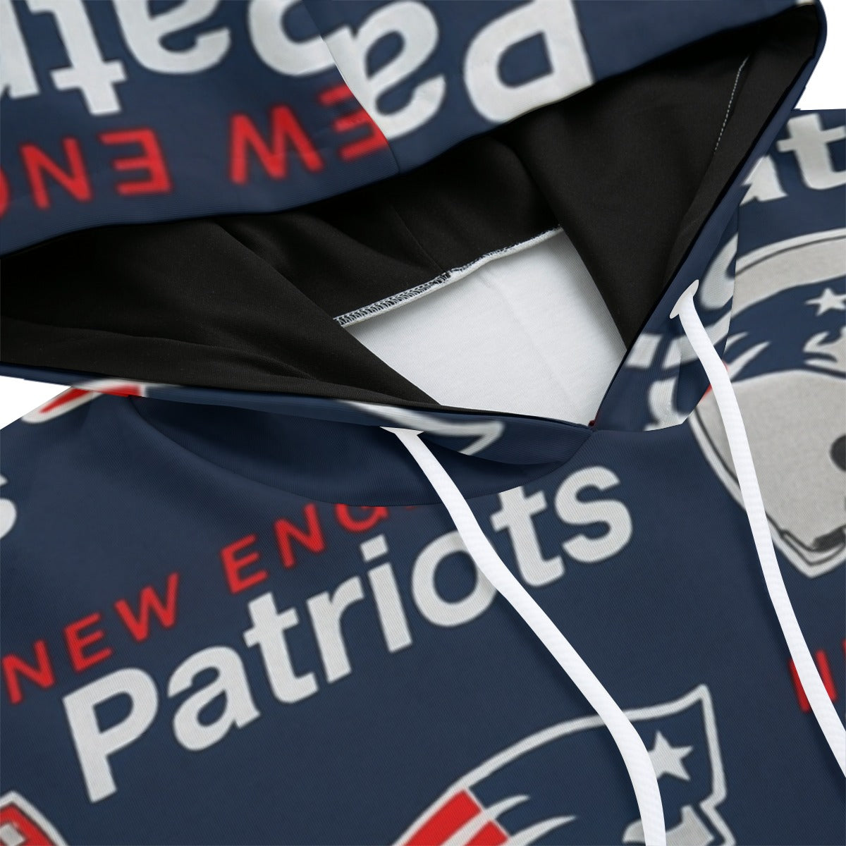 New England Football Game Day All-Over Print Men's Pullover Hoodie | Interlock