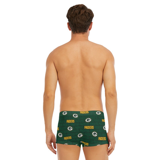 Green Bay Football Game Day All-Over Print Men's Short Boxer Briefs