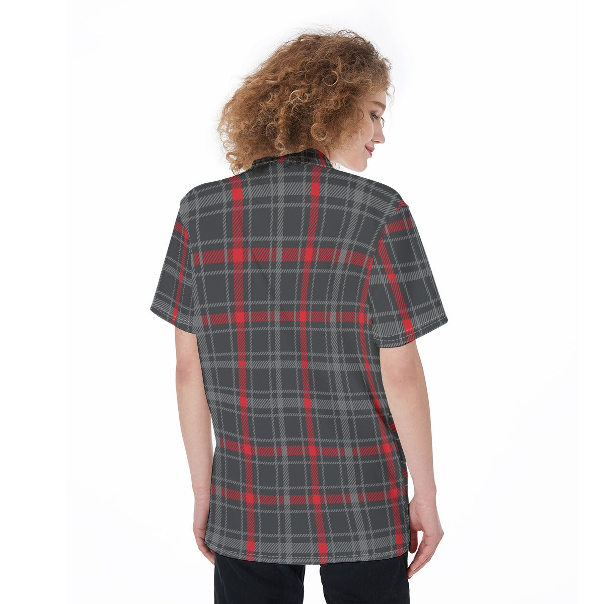 New Mexico Tartan Plaid Lobos Women's Shirt
