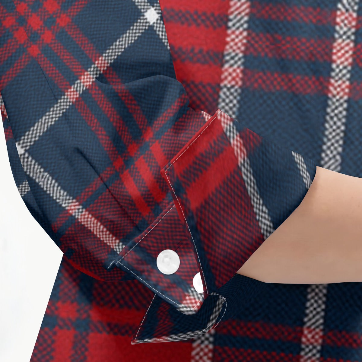 Arizona - Wildcats tartan plaid Women's 3/4 Sleeve Shirt