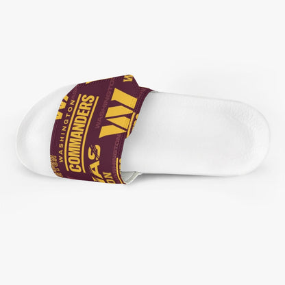 Washington Commanders Men's Velcro Slippers