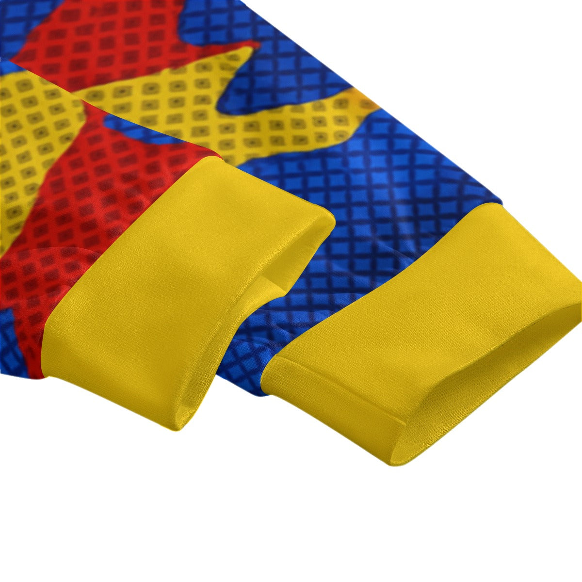 Urban Legend Kansas  Blue Red Yellow Camo Sweatpants With Waistband