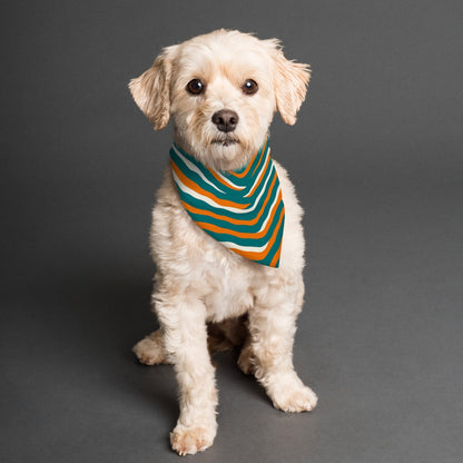 Miami Football Game Day All-Over Print Pet's Scarf