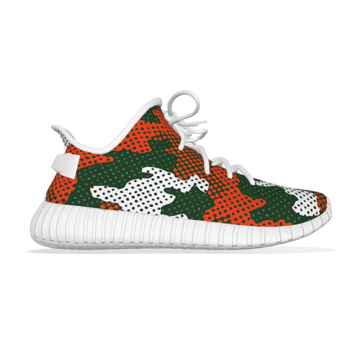 Urban Legend Miami Hurricanes Orange Green White Camo Coconut Sneakers Shoes
