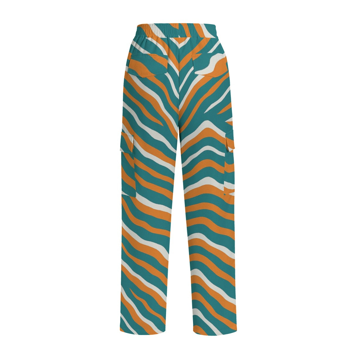 Miami Football Game Day All-Over Print Women's Cargo Pants