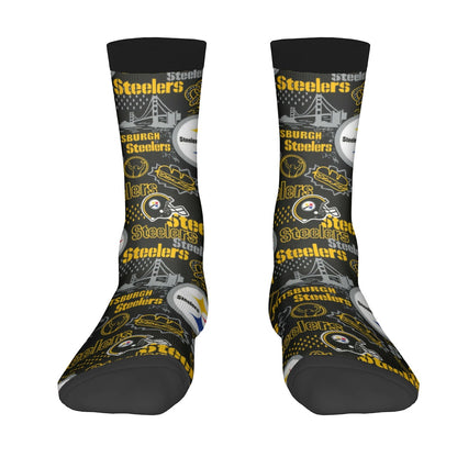 Contrast Color Socks For the USA