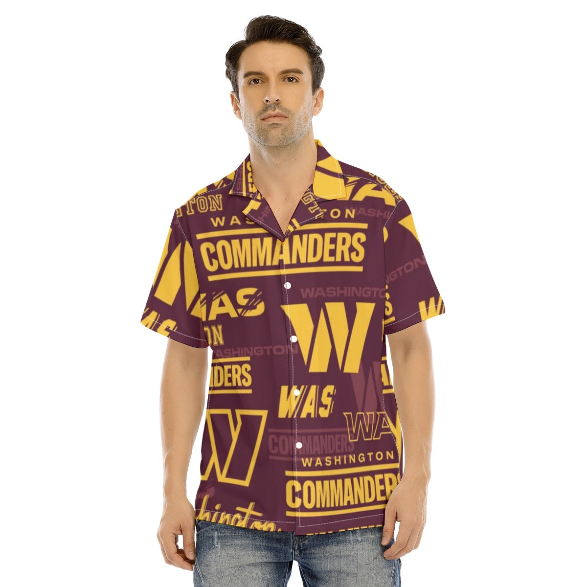 Washington Commanders Man's Short Sleeves Shirt