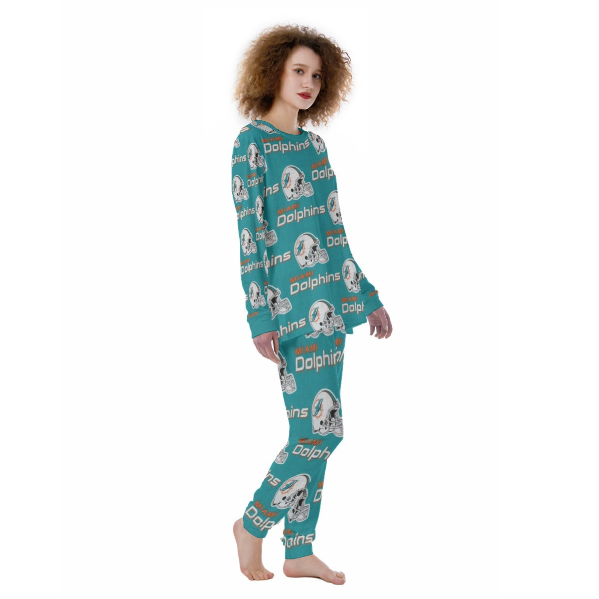 Miami Football Game Day All-Over Print Women's Pajamas