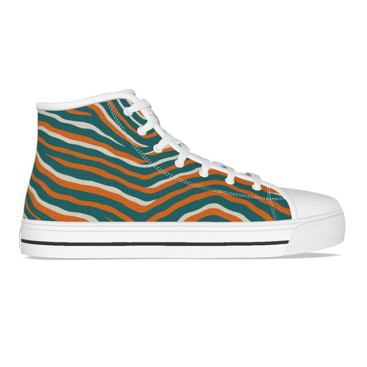 Miami Football Game Day Kid's Canvas Shoes