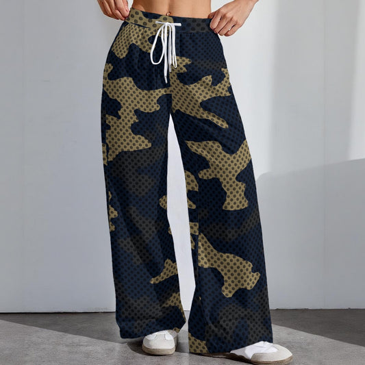 Georgia - Yellow Jackets camo Women's High-Stretch Casual Pants|290GSM