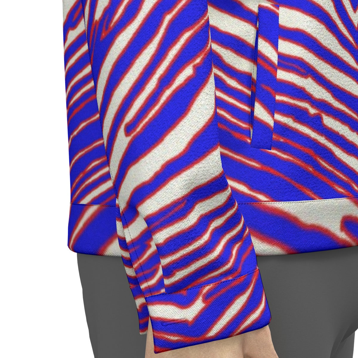 Buffalo Bills Zubaz Unisex Lapel Jacket | 245GSM Cotton