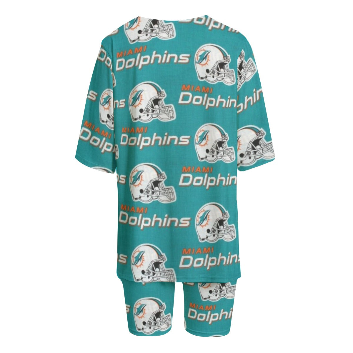 Miami Football Game Day All-Over Print Women's T-shirt Set With Short Sleeve