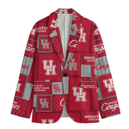 Houston - Cougars Lapel Collar Blazer