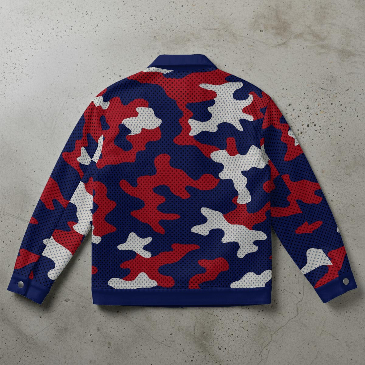 Urban Legend Arizona Wildcats Red Navy White Camo Unisex Collared Jacket