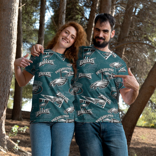 Philadelphia Football Game Day All-Over Print Men's O-Neck T-Shirt