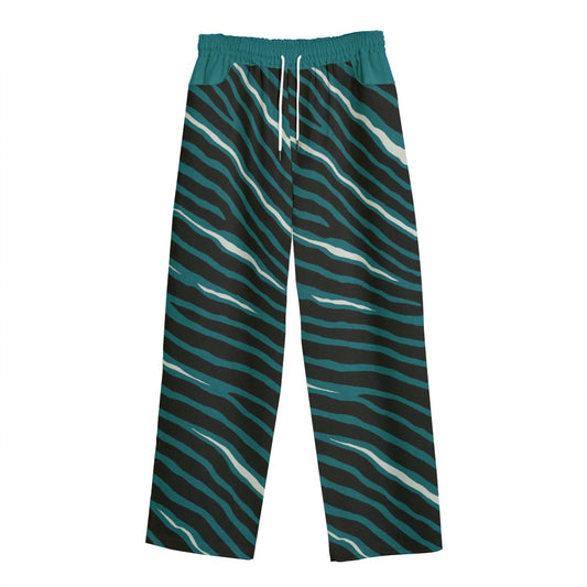 Philadelphia Football Game Day All-Over Print Unisex Straight Casual Pants | 245GSM Cotton