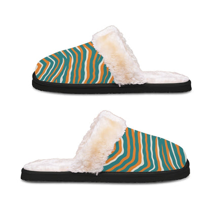 Miami Football Game Day Men's Home Plush Slippers