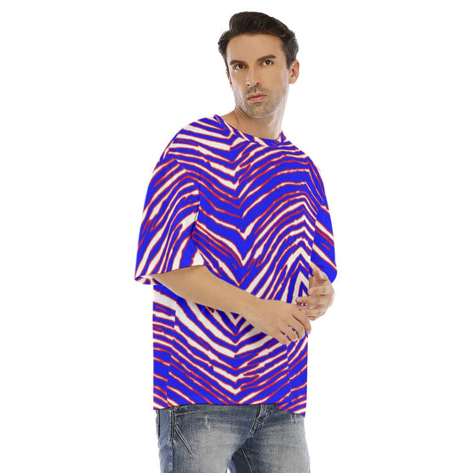 Buffalo Bills Zubaz Men's Drop Shoulder T-shirt With Short Sleeve