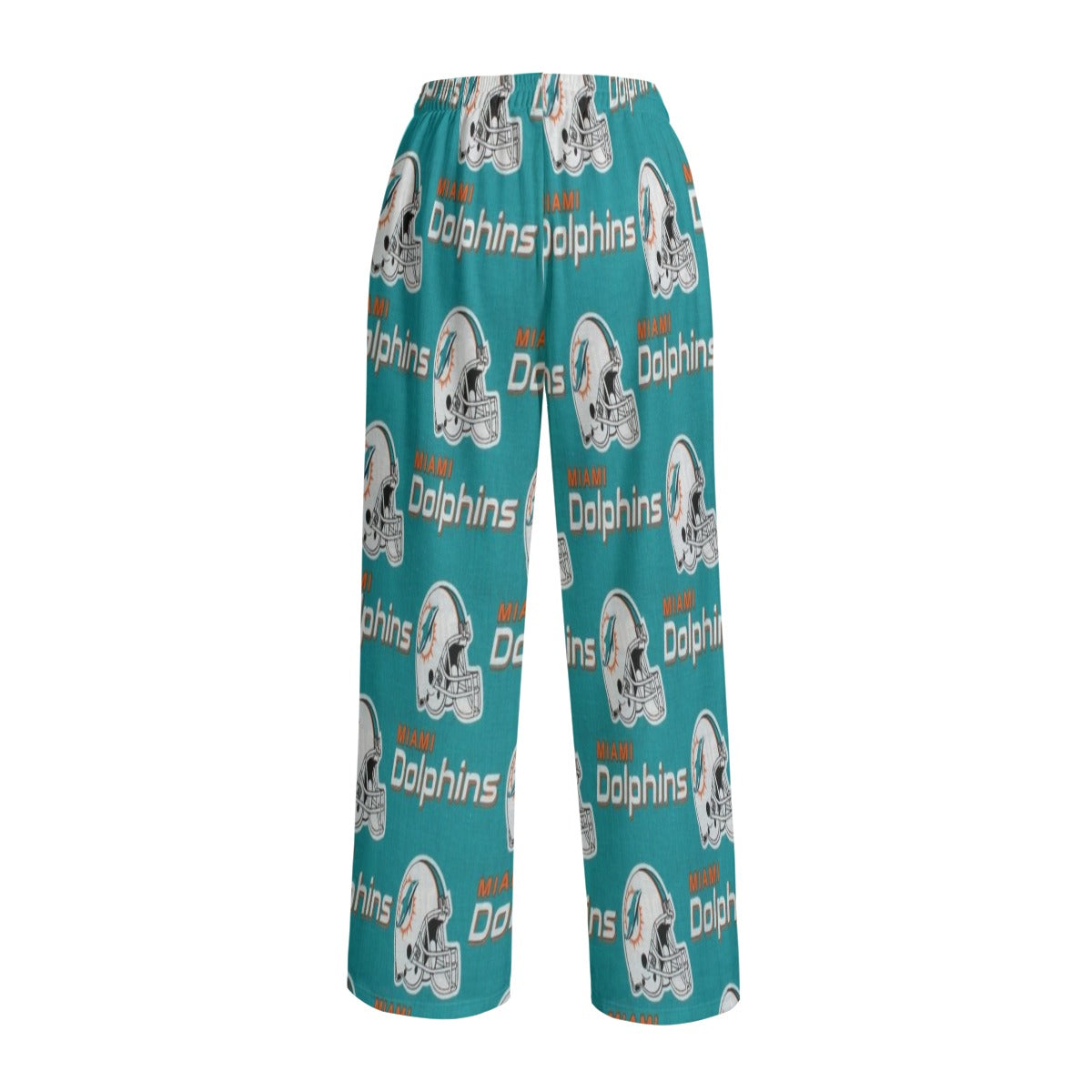 Miami Football Game Day All-Over Print Unisex Knitted Fleece Wide Leg Pants