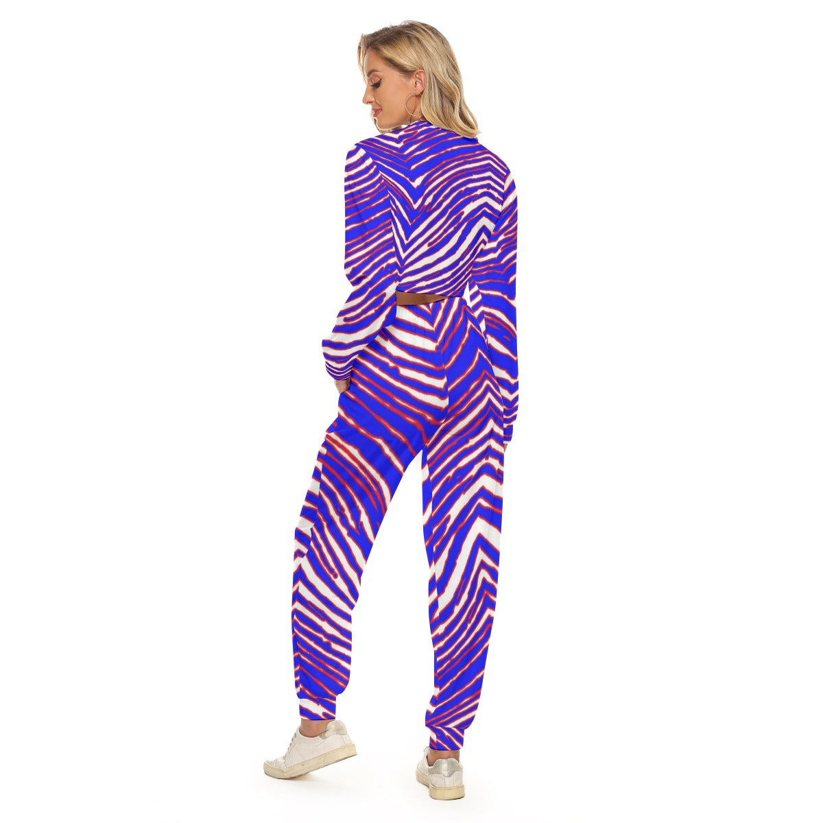 Buffalo Bills Zubaz Women's Crop Sweatshirt Suit