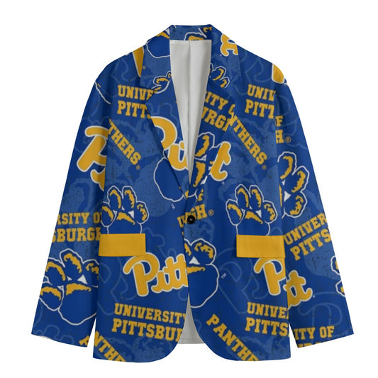 Pittsburgh - Panthers Game Day Flat Lapel Collar Blazer