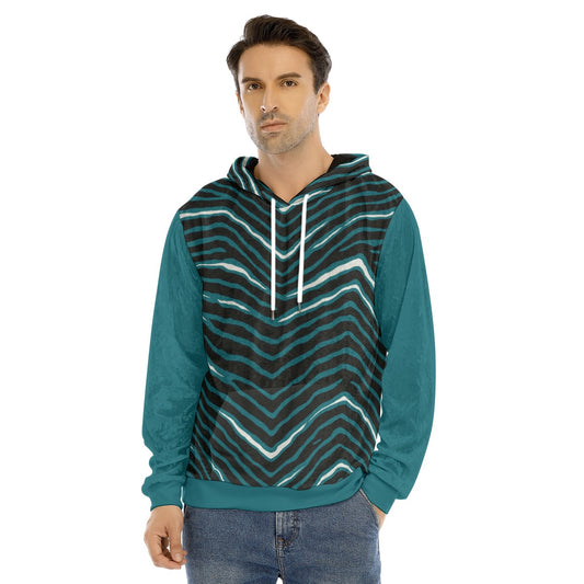 Philadelphia Football Game Day All-Over Print Men's Pullover Hoodie | Velvet