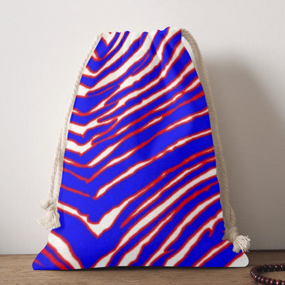 Buffalo Bills Zubaz Double-Side Printing Christmas Bag