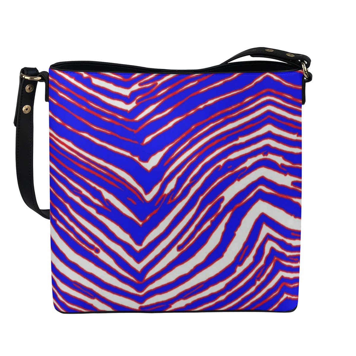 Buffalo Bills Zubaz Minimalist Square Crossbody Bucket Bag