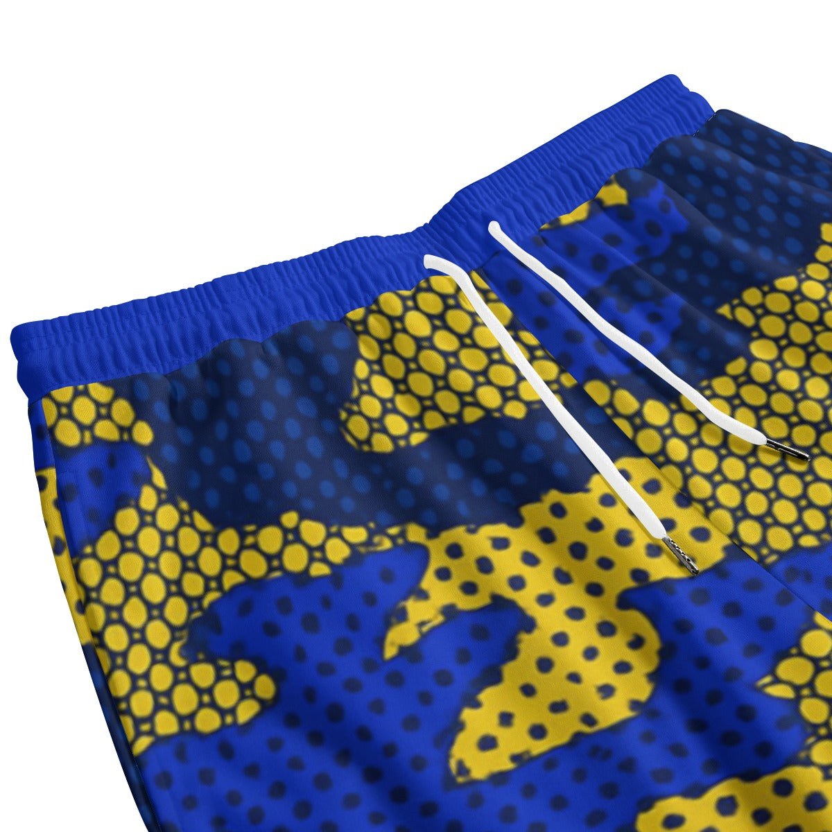 Urban Legend West Virginia  Navy Gold Camo Sweatpants With Waistband