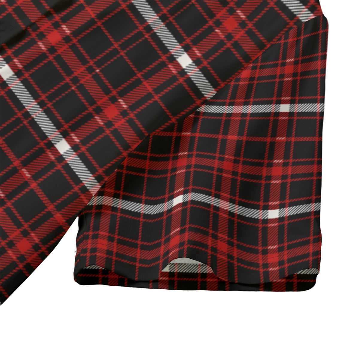 Nebraska Tartan Plaid Cornhuskers Women's Hawaii Shirt | Rayon