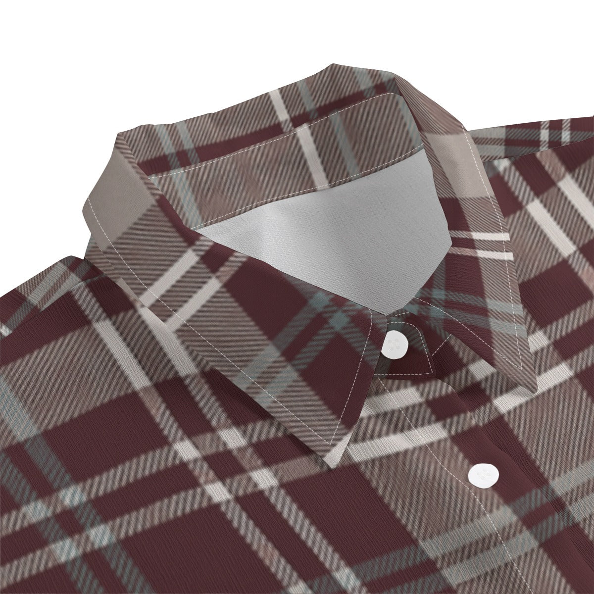 Texas Tartan Plaid A&M - Aggies Women's Chiffon Shirt With Elbow Sleeve