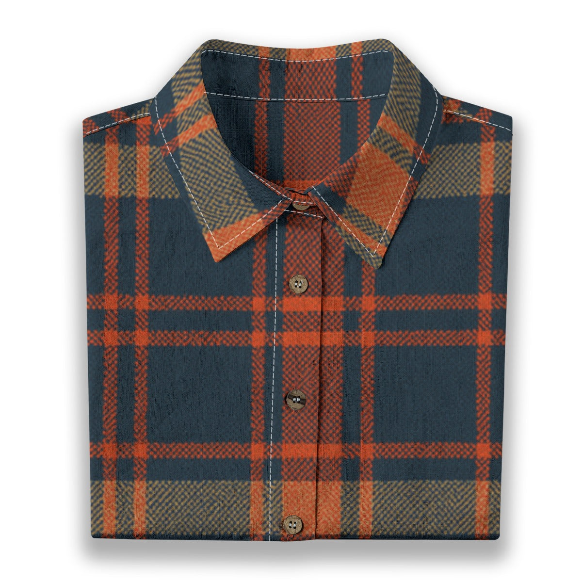 Auburn - Tigers Tartan Plaid Women's Shirt | 125GSM Cotton
