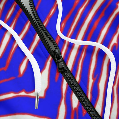 Buffalo Bills Zubaz Zip Up Hoodie With Pocket | Interlock