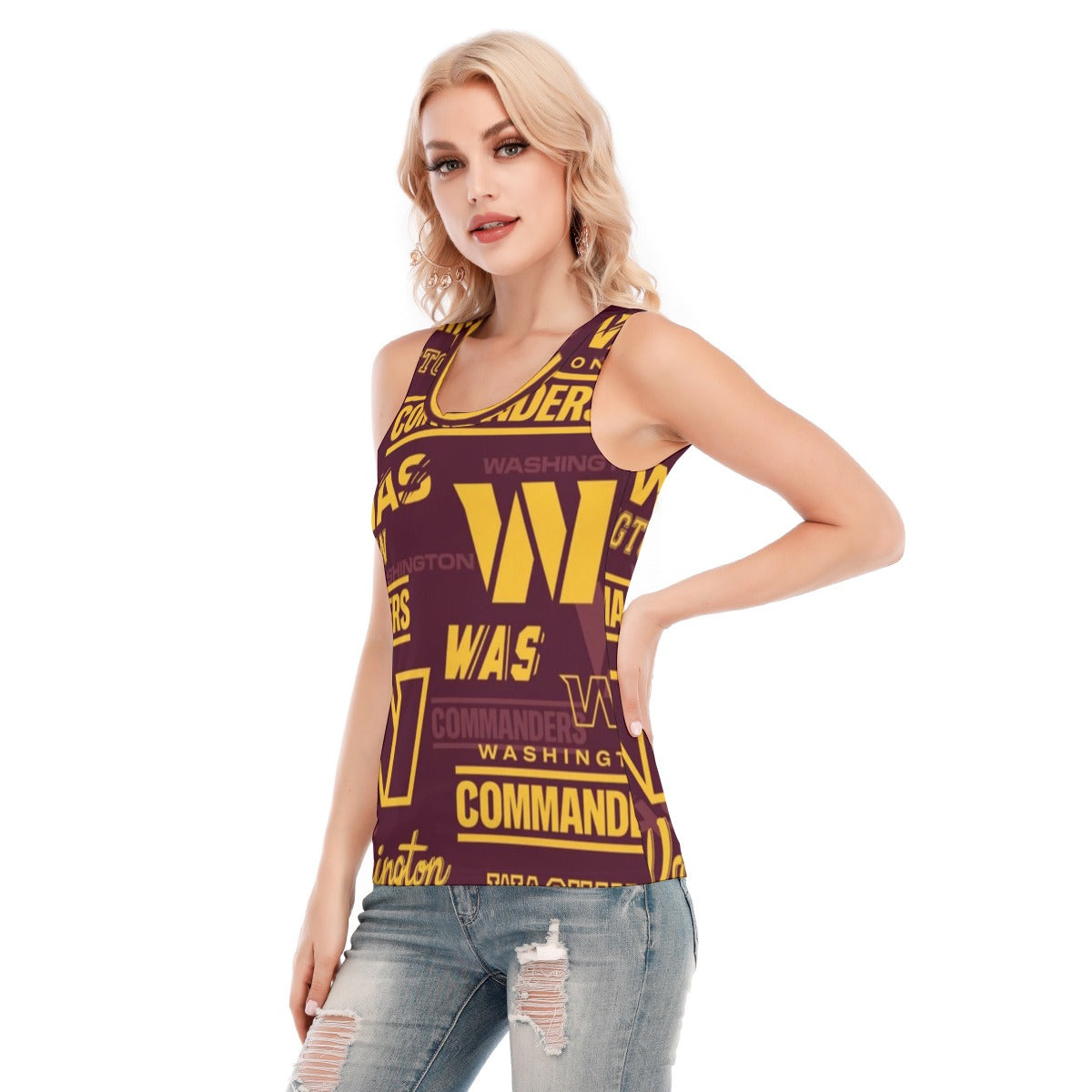 Washington Commanders Women's Skinny Sport Tank Top
