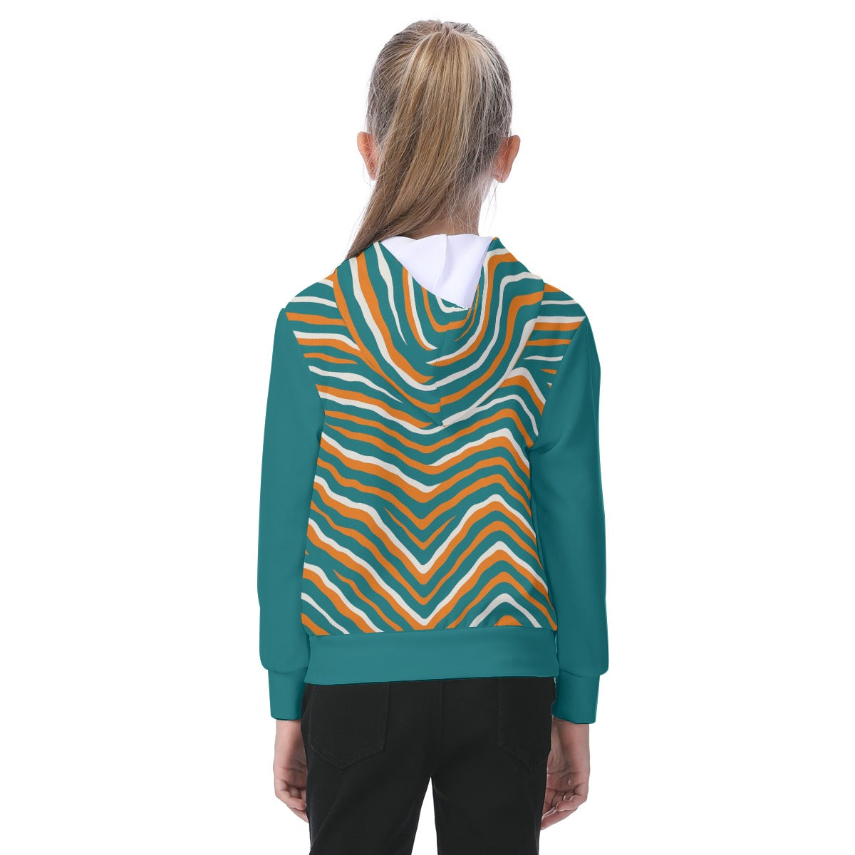 Miami Football Game Day All-Over Print Kid's Heavy Fleece Hoodie