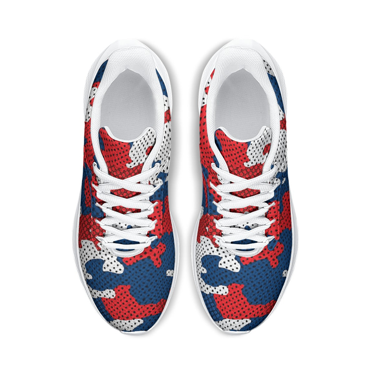 Urban Legend Mississippi Ole Miss Rebels Red Blue Camo Road Running Shoes