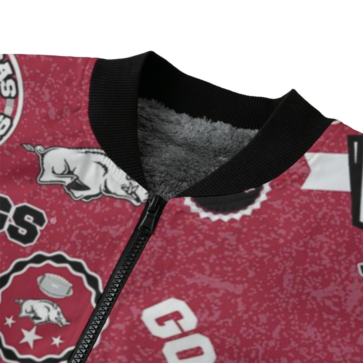 Urban Legend Arkansas Razorbacks Fleece Bomber Jacket