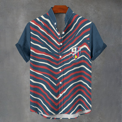 Camisa con Cuello Mao SD Huesca – Tejido Imitación Lino 110GSM