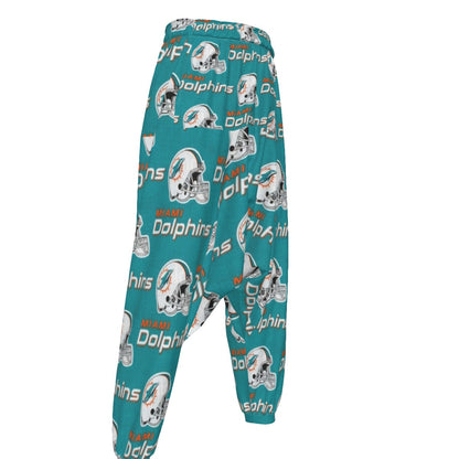 Miami Football Game Day All-Over Print Men's Loose Trousers