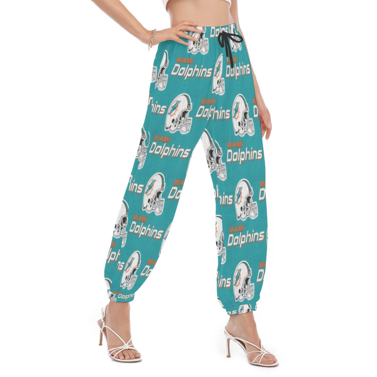 Miami Football Game Day All-Over Print Women's Slim Bloomers