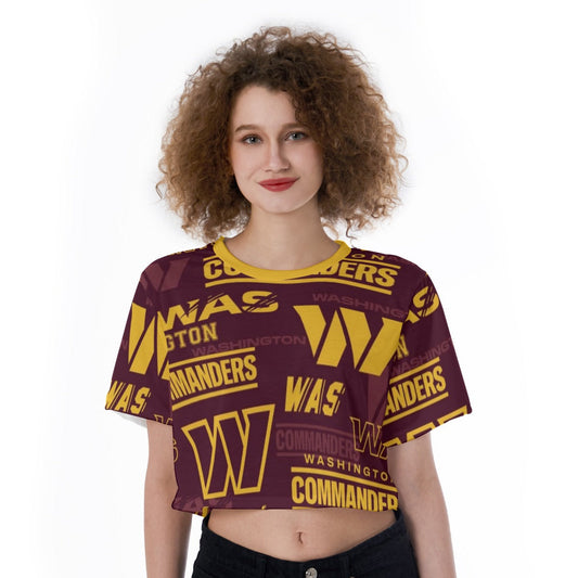 Washington Commanders Cropped T-Shirt