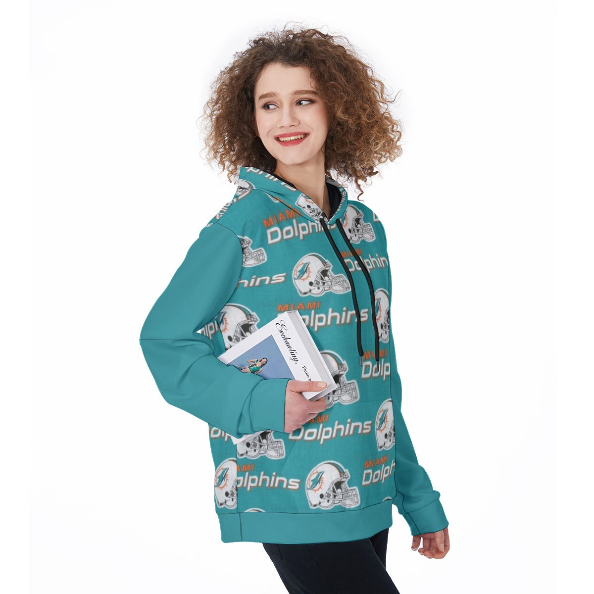 Miami Football Game Day All-Over Print Women's Pullover Hoodie