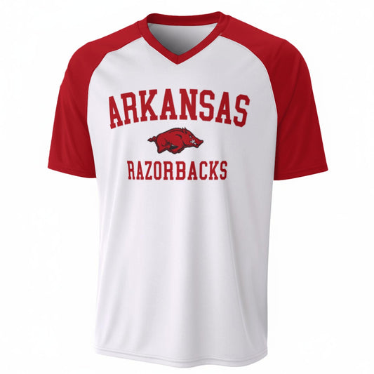 Arkansas - Razorbacks V-Neck Short Sleeve T-Shirt