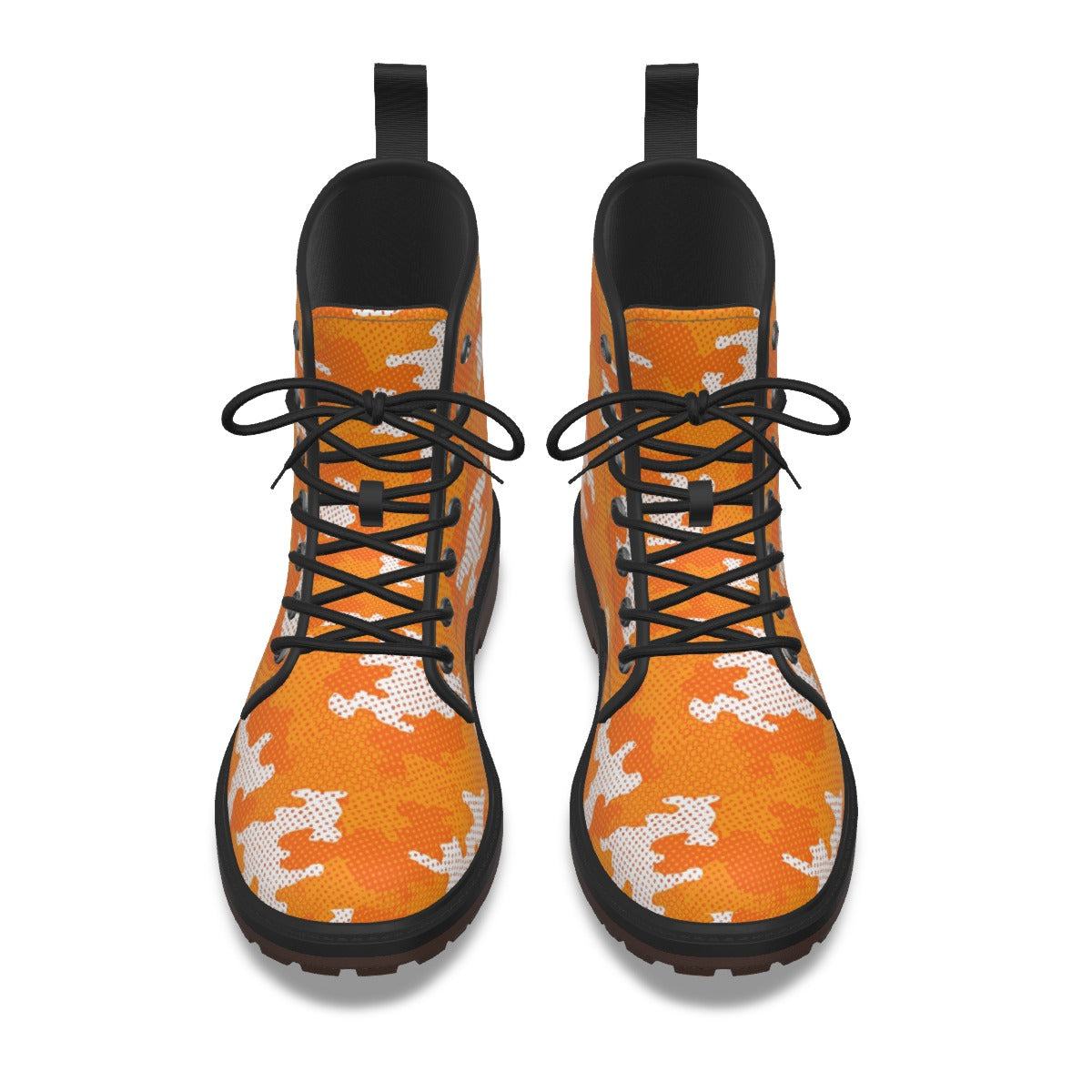 Urban Legend Tennessee Orange and White Camo Martin Short Boots – Volunteers-Inspired Streetwear for