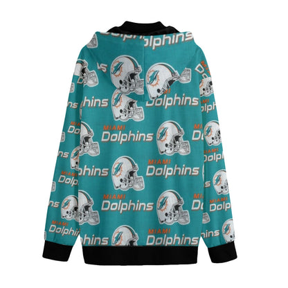 Miami Football Game Day All-Over Print Men's Varsity Jacket