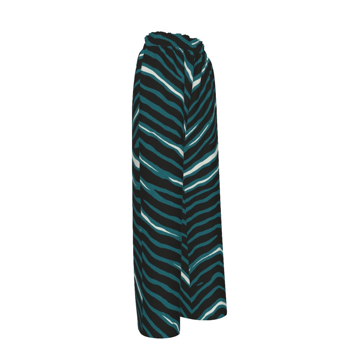Philadelphia Football Game Day All-Over Print Women's Faux Silk Wide-Leg Pants